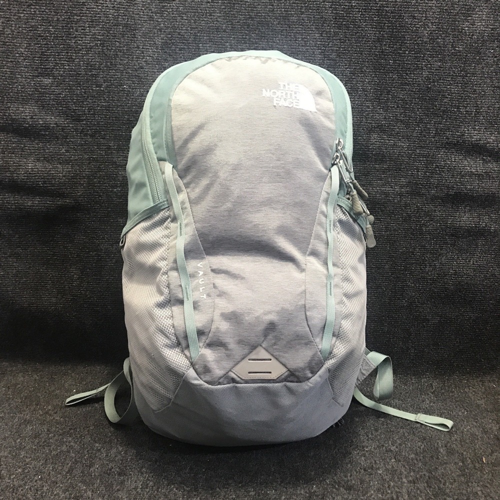 The North Face NF0A3KVA Vault 26L Backpack FlexVent System Teal & Gray Daypack